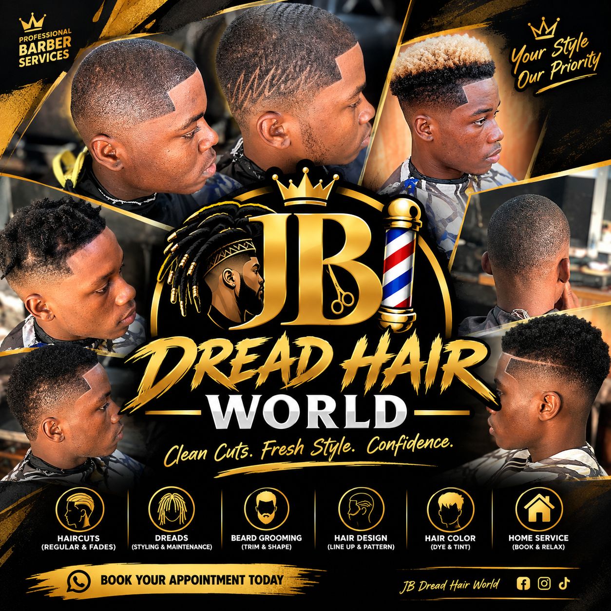 💈JB DREAD HAIR WOULD 💈